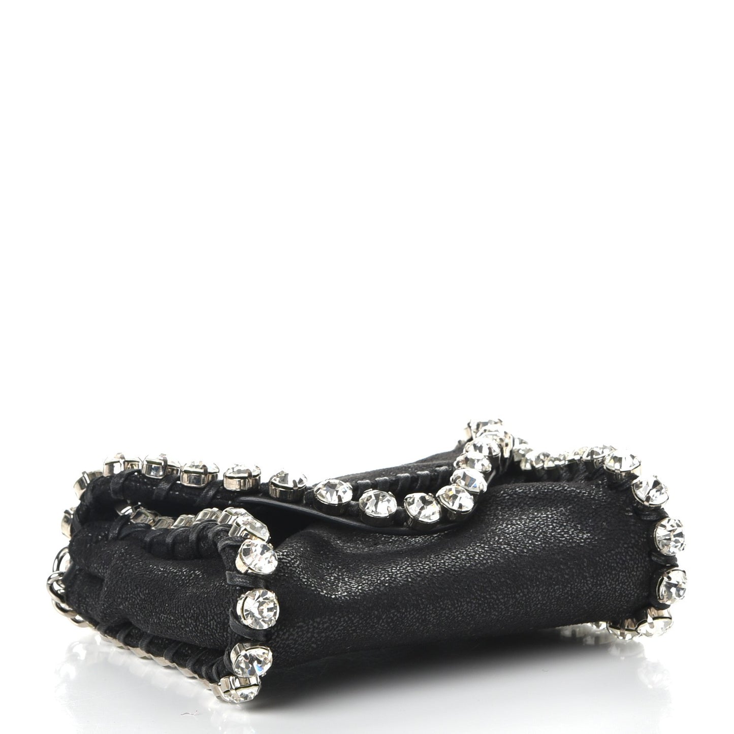 Shaggy Deer Tiny Falabella Crystal Crossbody Black