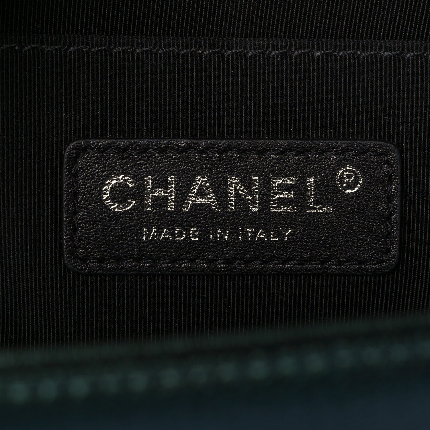 Chanel Iridescent Goatskin Quilted Medium Boy Flap Green 6 of 13