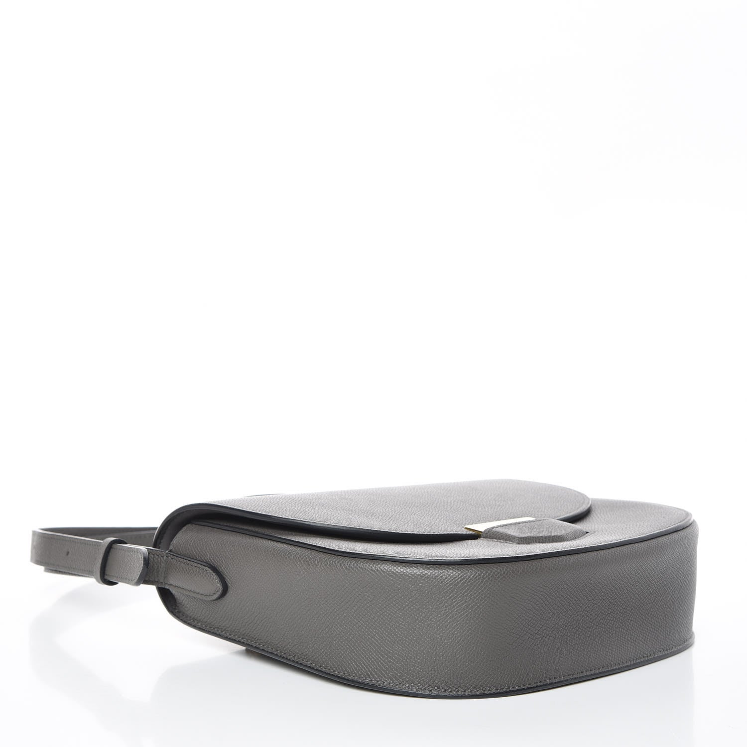 Celine Grained Calfskin Compact Trotteur Grey 4 of 9