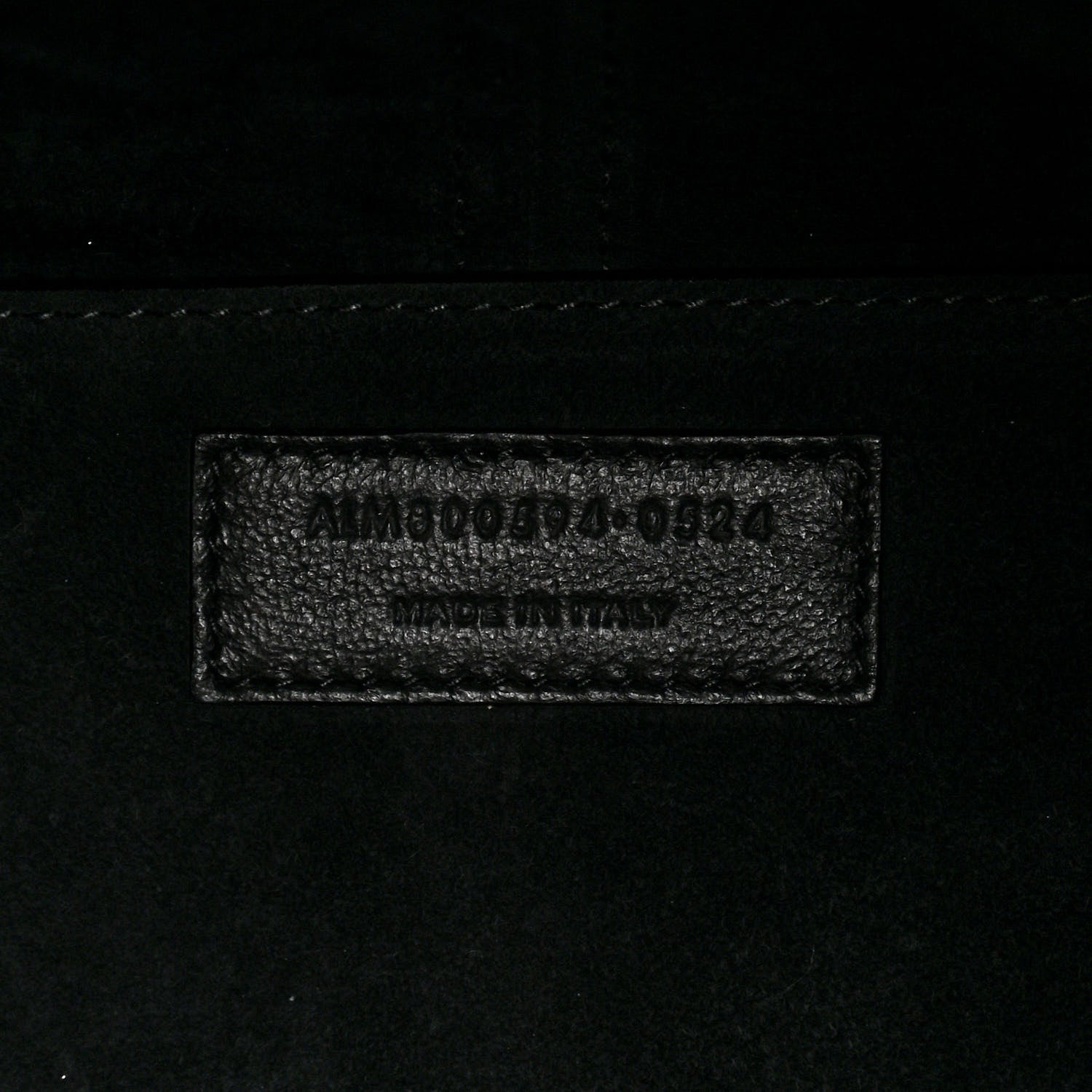 Saint Laurent Shiny Calfskin Le 37 Long Bucket Bag Black 8 of 11