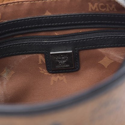 MCM Visetos Crossbody Messenger Cognac 6 of 12