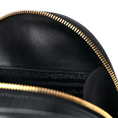Prada Saffiano Lux Mini Odette Backpack Black 9 of 12
