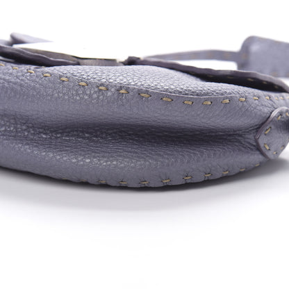 Fendi Calfskin Romano Selleria Mini Flap Bag Purple 10 of 13