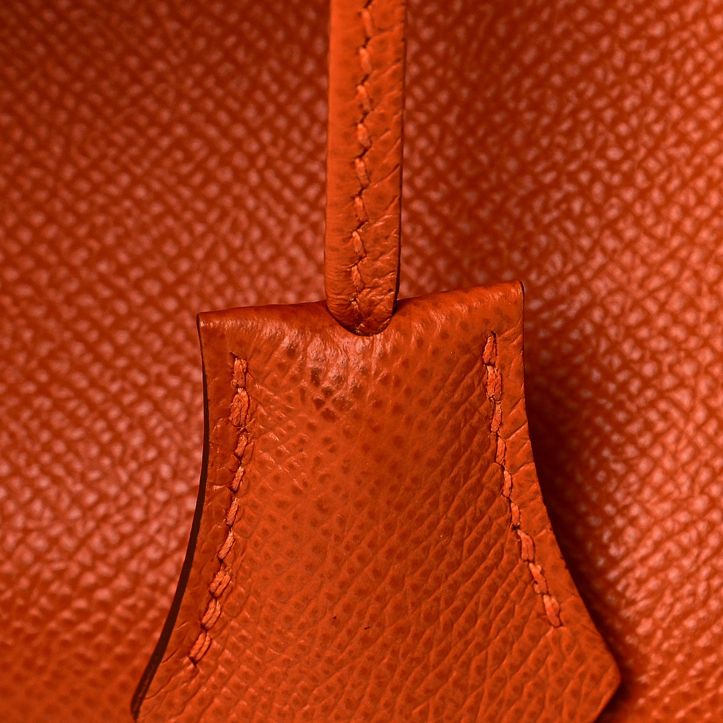 Epsom Birkin 35 Orange