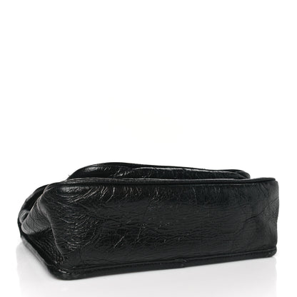 Saint Laurent SAINT LAURENT Crinkled Calfskin Matelasse Monogram Baby Niki Chain Satchel Black 4 of 8