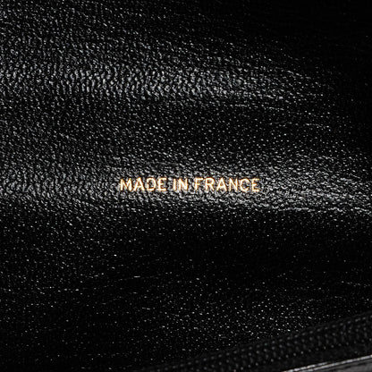 Chanel Goatskin CC Yen Wallet Black 7 of 9