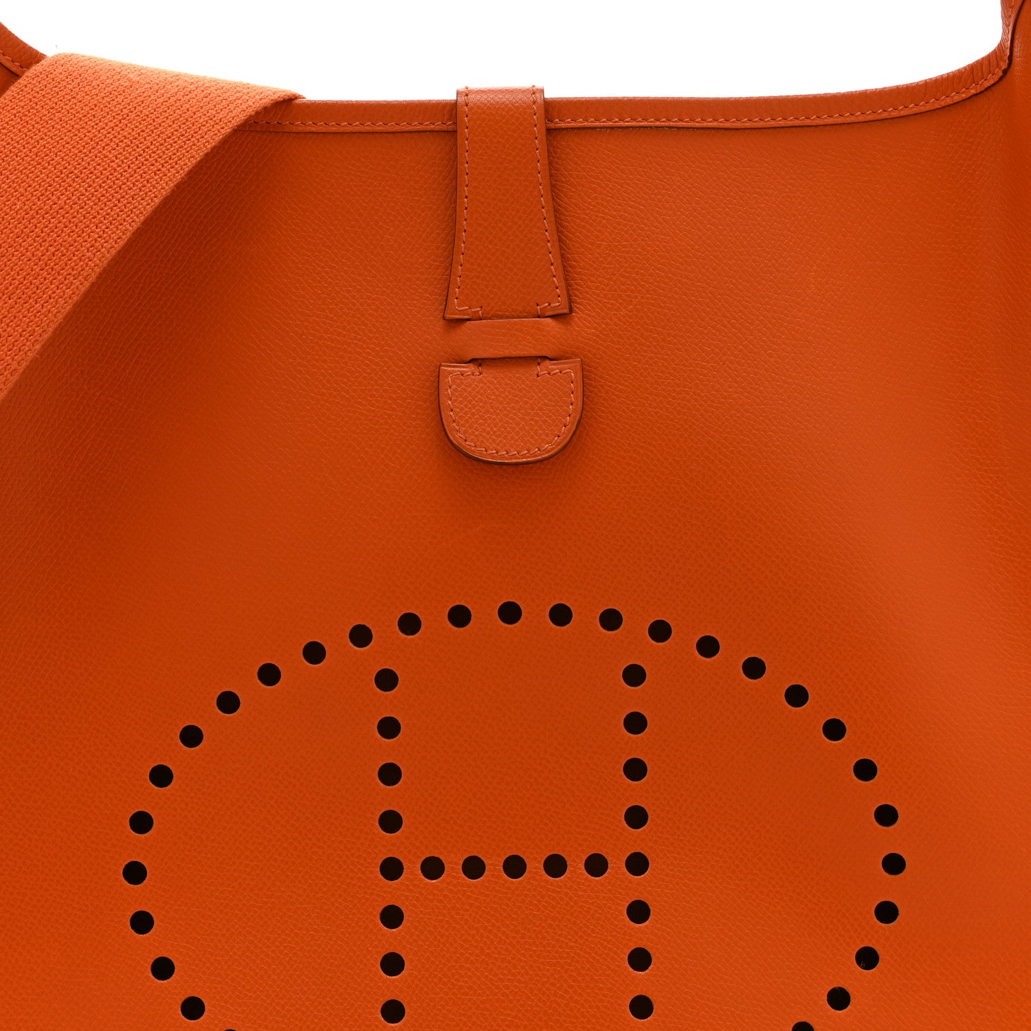 Hermes Epsom Evelyne II GM Orange 8 of 11