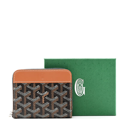 Goyard Goyardine Matignon Porte Monnaei Wallet Black Gold 7 of 7