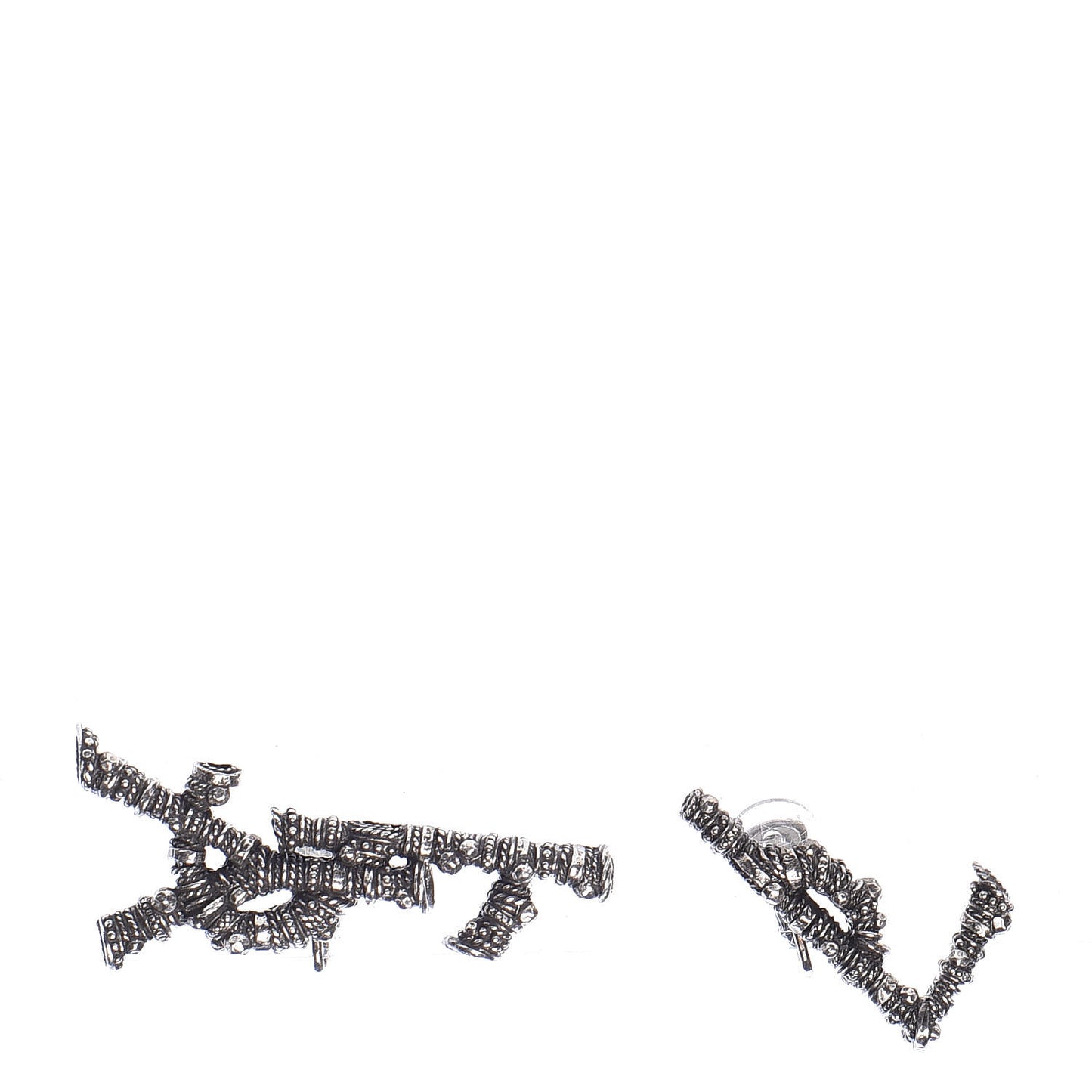 Berber Metal Deconstructed Opyum Clip On Earrings