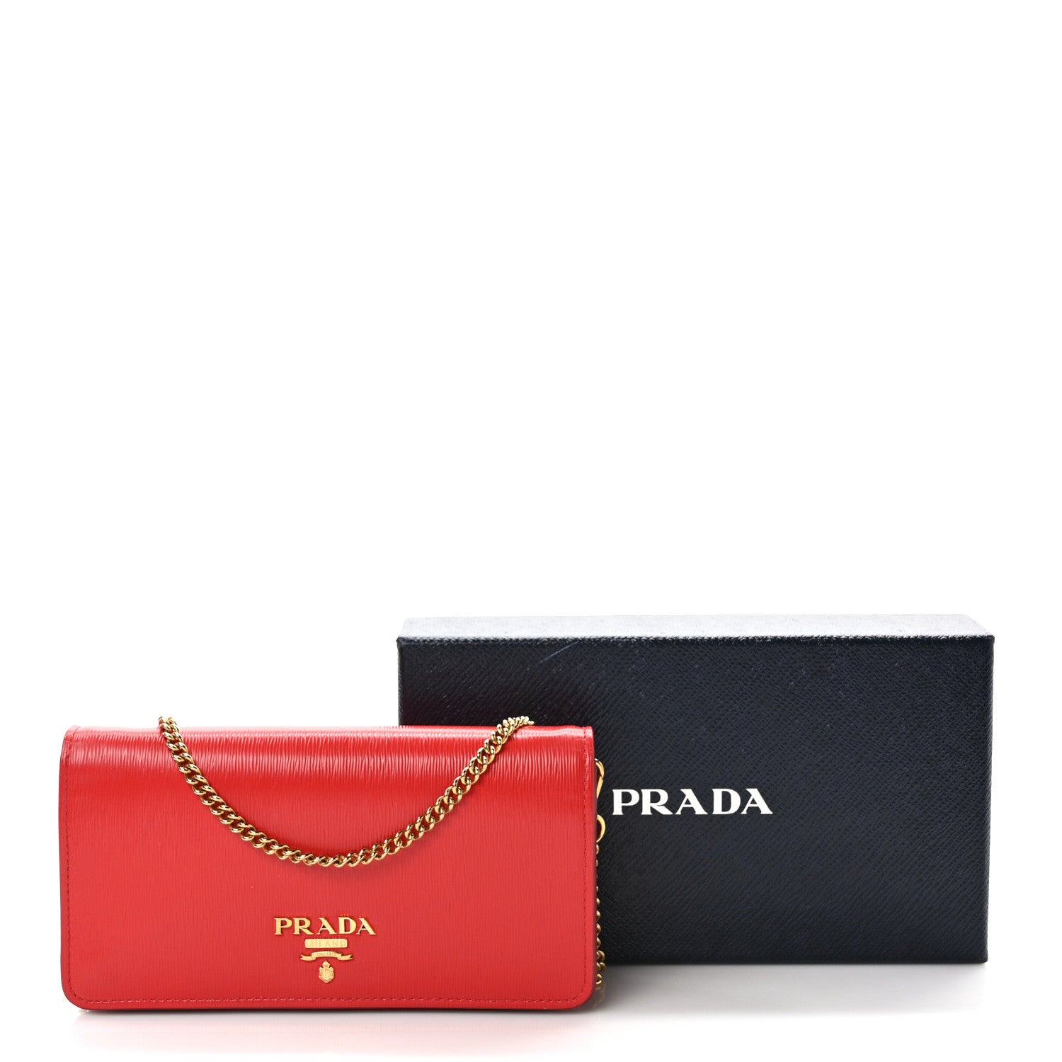 Prada Vitello Move Metal Mini Crossbody Bag Lacca 2 of 8