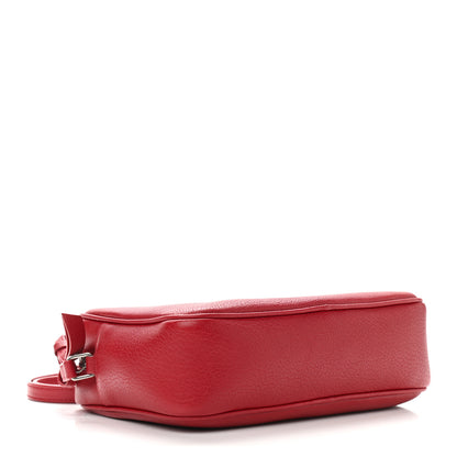 Saint Laurent Lambskin Monogram Lou Camera Bag Eros Red 4 of 10