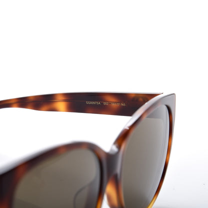 Gucci Cat Eye GG Sunglasses GG0097SA Tortoise 5 of 6