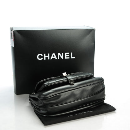 Chanel Lambskin Quilted Accordion Mademoiselle Flap Black 4 of 7