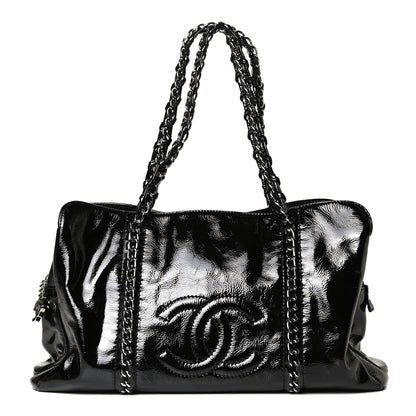 Chanel Patent Calfskin Large Luxe Ligne Tote Black 1 of 10