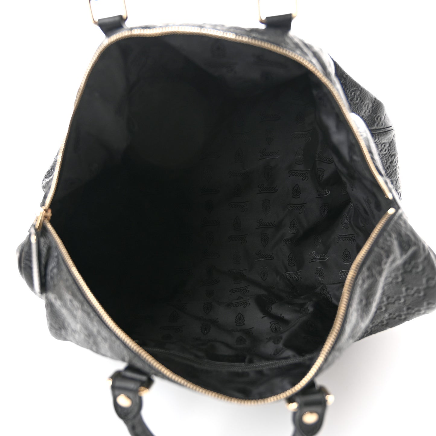 Guccissima Medium Carry On Duffle Black