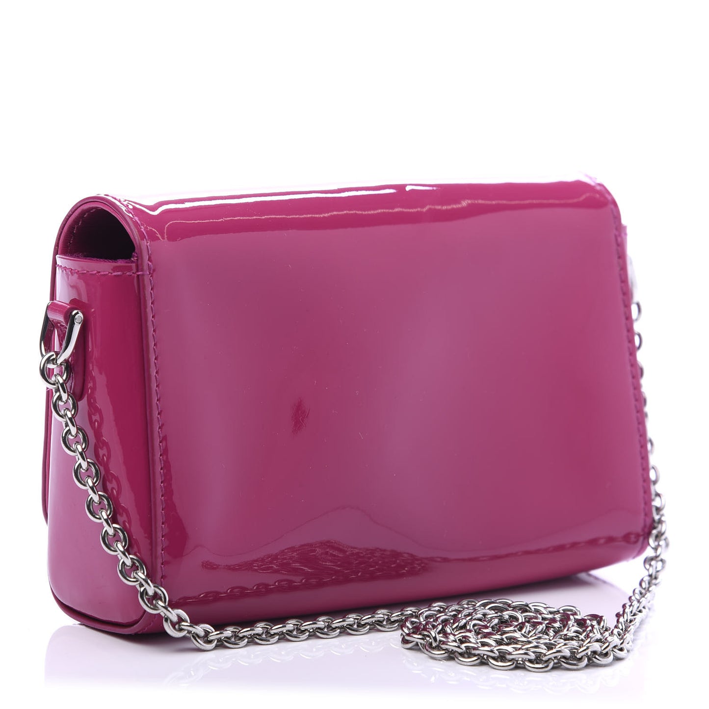 Patent Crystal DG Girls Crossbody Bag Pink