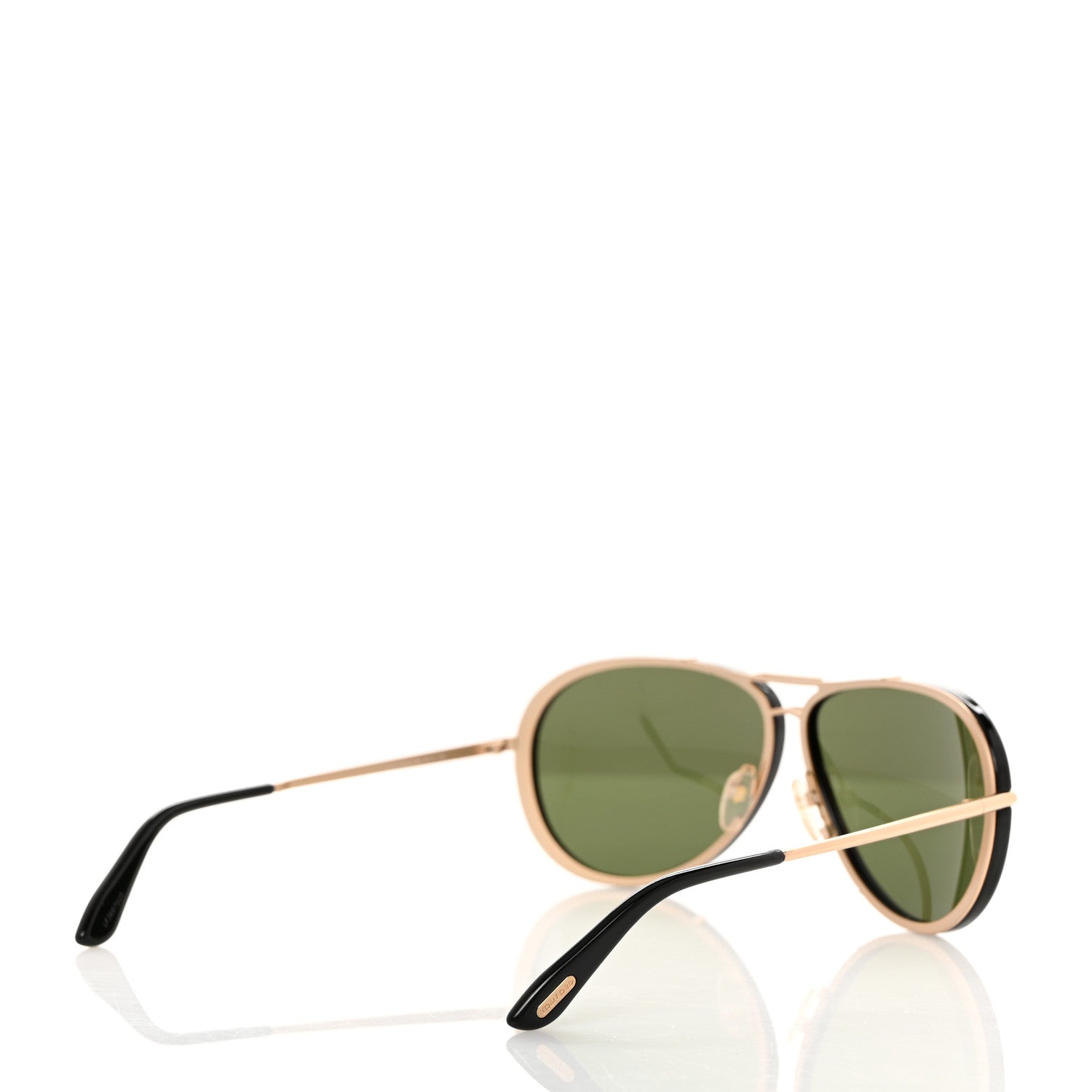 Tom Ford Cyrille Aviator Sunglasses TF109 Black 4 of 8
