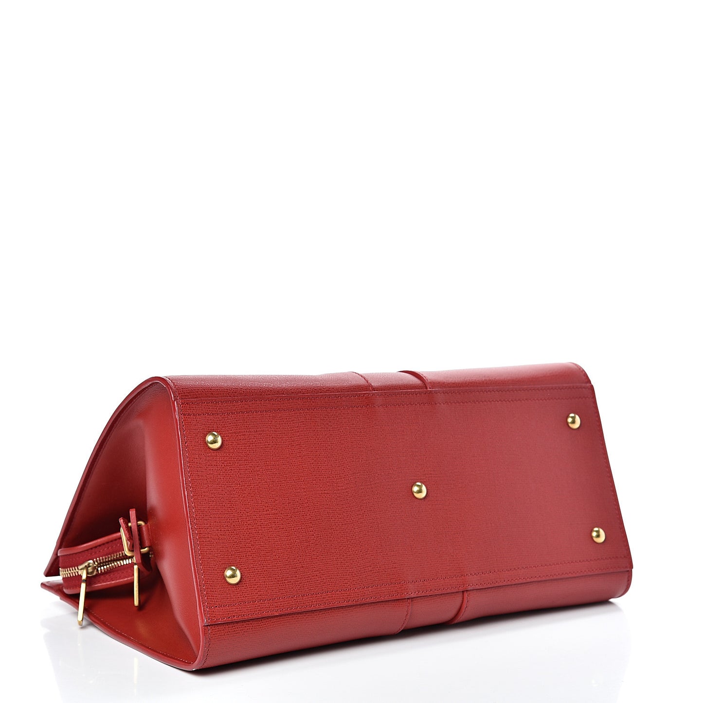 Textured Calfskin Medium Cabas ChYc Red