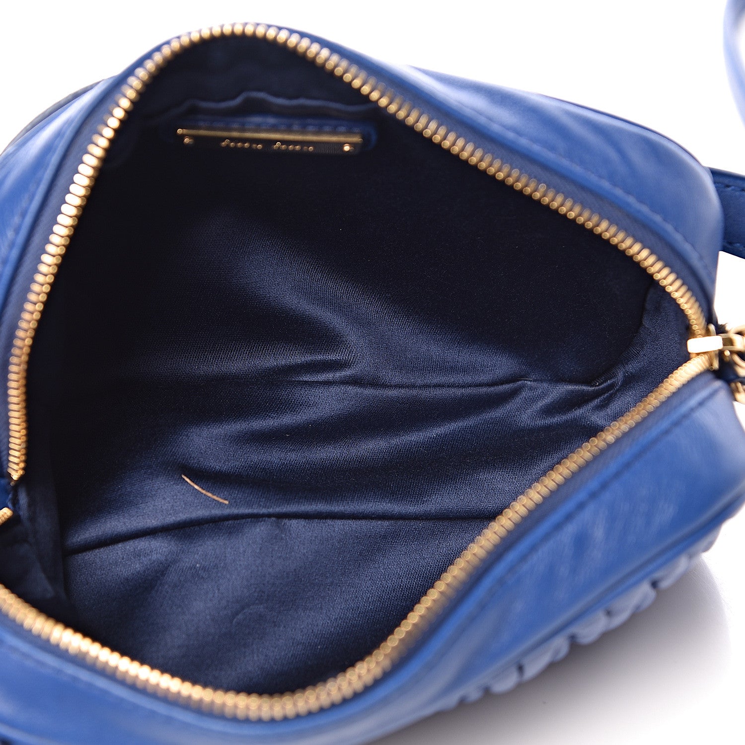 Miu Miu Nappa Matelasse Marsupio Belt Bag Azurro 7 of 10