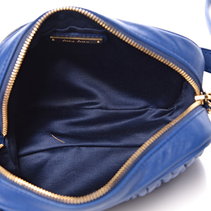 Miu Miu Nappa Matelasse Marsupio Belt Bag Azurro 7 of 10
