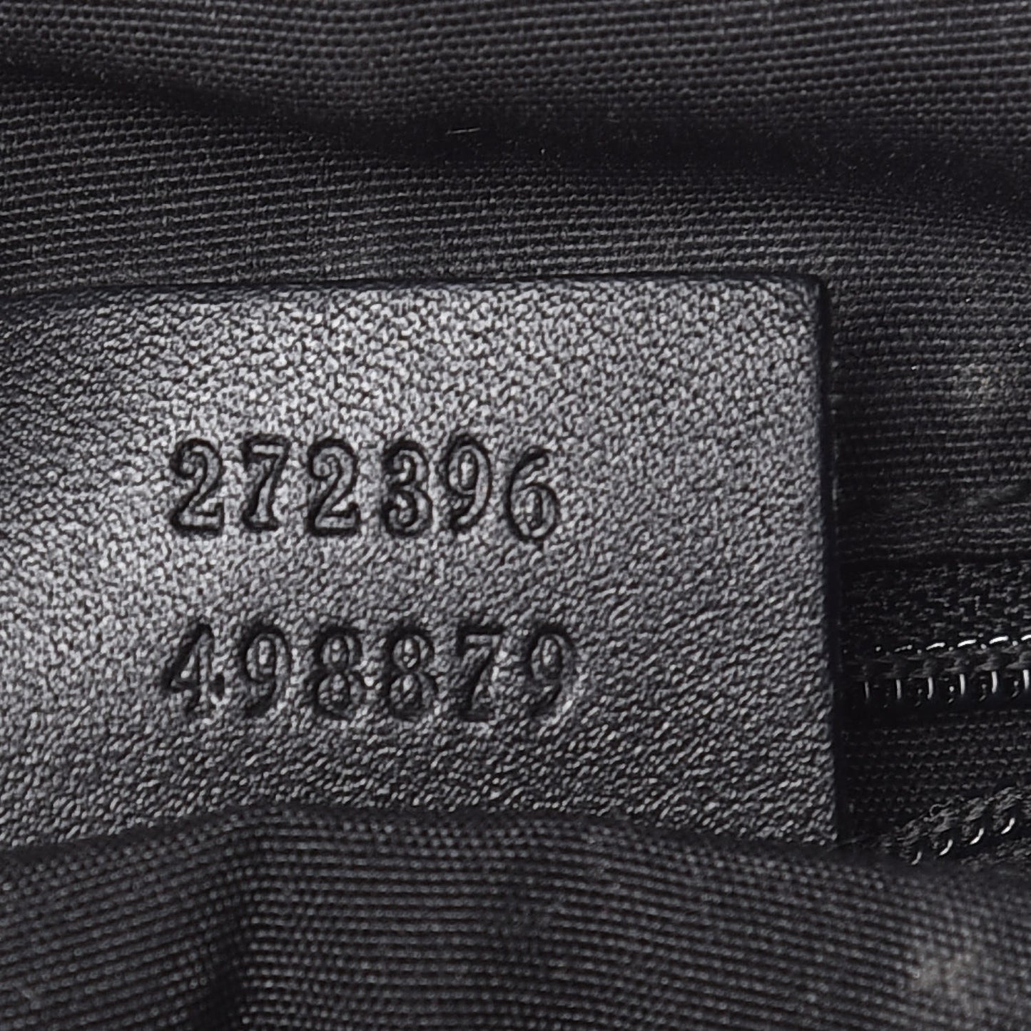 Guccissima Small Flat Messenger Bag Black