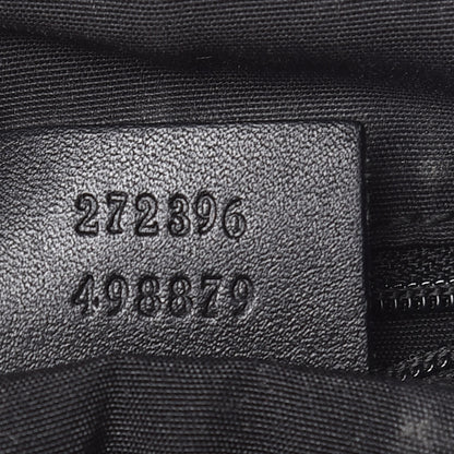 Gucci Guccissima Small Flat Messenger Bag Black 7 of 14