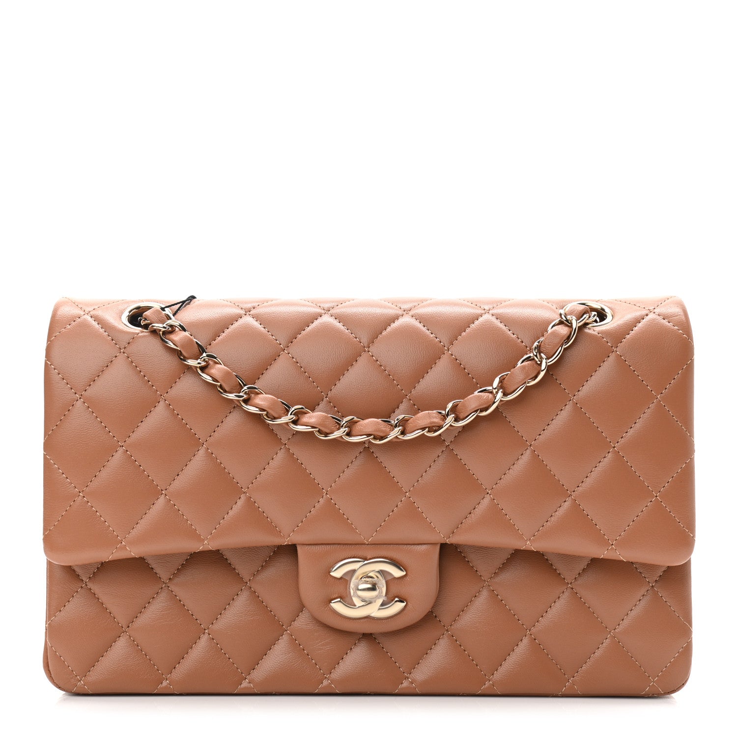 Chanel Lambskin Quilted Medium Double Flap Brown 1 of 11