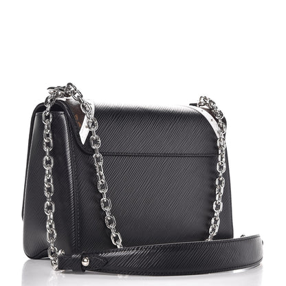 Louis Vuitton Epi Monogram Twist Shoulder Bag MM Black 3 of 6