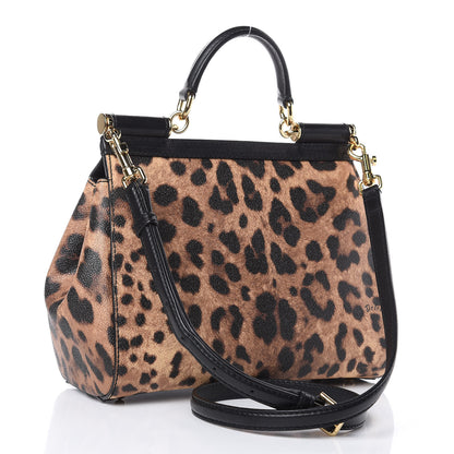 Dolce & Gabbana Leo Crepe Medium Miss Sicily Satchel Naturale 3 of 8