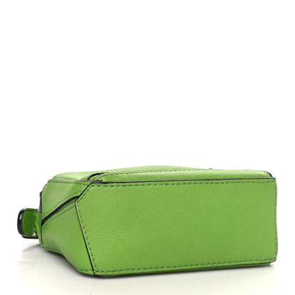 Loewe Calfskin Nano Puzzle Bag Apple Green 4 of 10