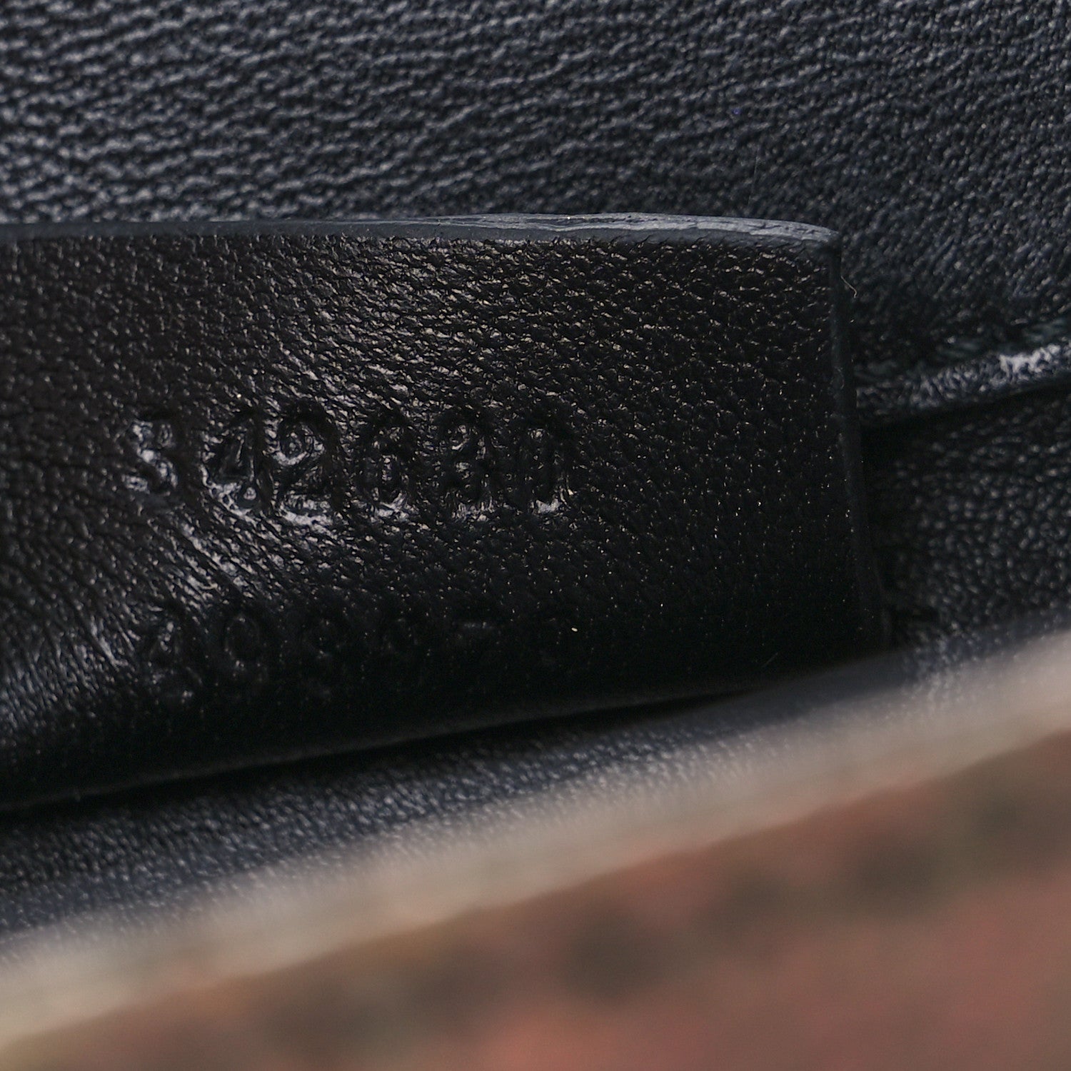 Gucci Metallic Crackled Calfskin Broadway Clutch Salmone 7 of 8