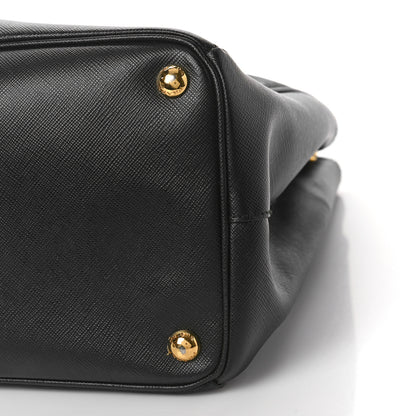 Prada Saffiano Large Galleria Double Zip Tote Black 8 of 8