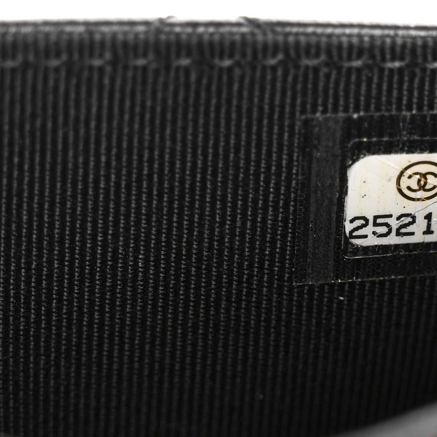 Lambskin Quilted Flap Card Holder Wallet Black