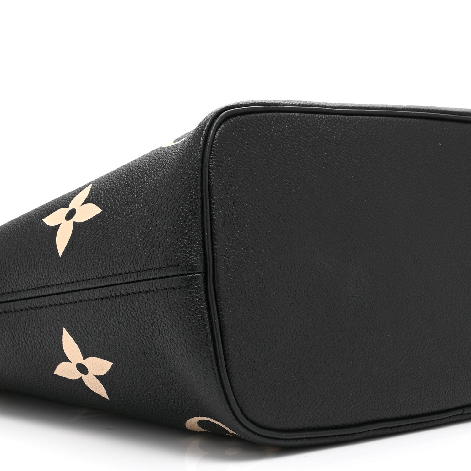 Louis Vuitton Empreinte Monogram Giant Neverfull MM Black Beige 9 of 10