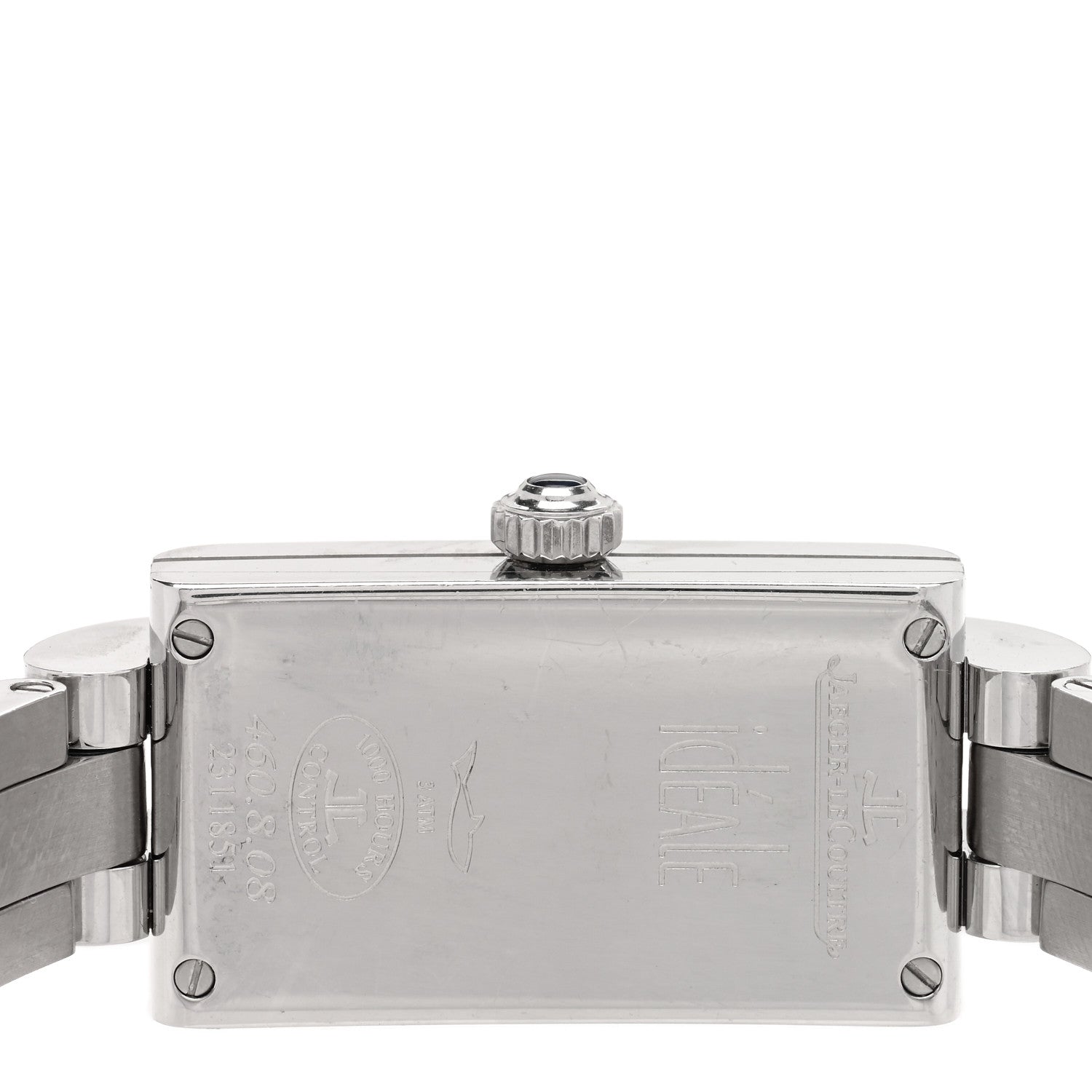 Jaeger-LeCoultre Stainless Steel Diamond Mother of Pearl 17mm Ideale Quartz Watch 460.8.08 4 of 4