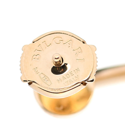 Bulgari 18K Yellow Gold B.Zero1 Dangle Hoop Earrings 4 of 7