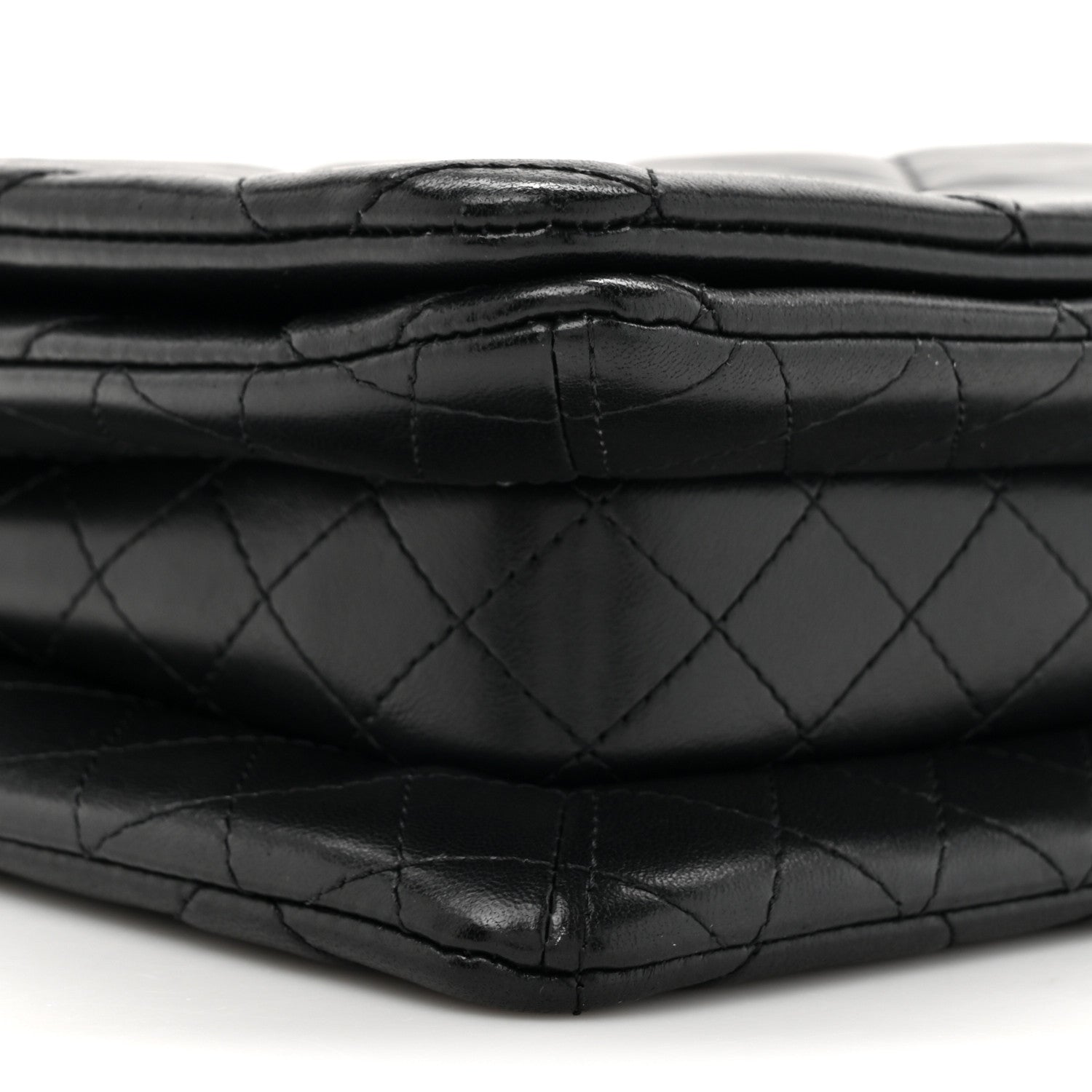 Chanel Lambskin Quilted On And On Small Chain Flap Black 10 of 15