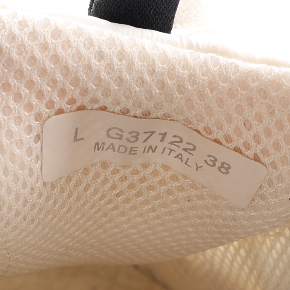Chanel Nylon Suede Calfskin CC Sneakers 38 White Dark Grey 10 of 11