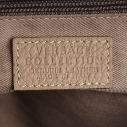 Versace Vitello Boxy Satchel Sand 6 of 6