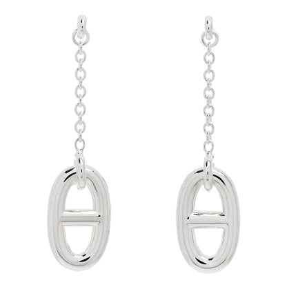 Hermes Sterling Silver Farandole Drop Earrings 1 of 5
