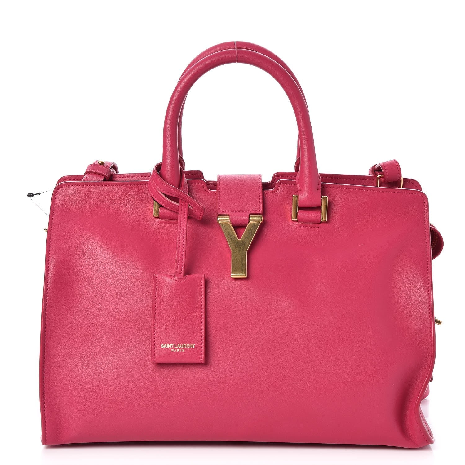 Saint Laurent Calfskin Small Classic Y Cabas Fuchsia 1 of 7
