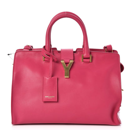 Saint Laurent Calfskin Small Classic Y Cabas Fuchsia 1 of 7