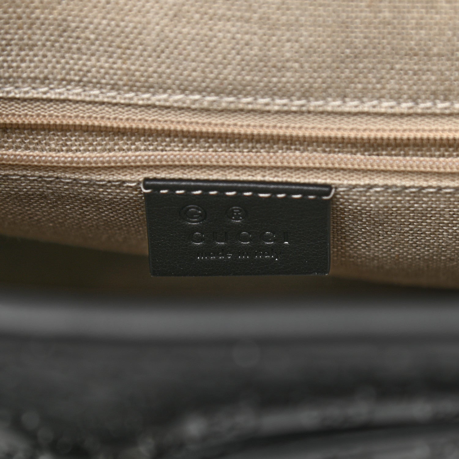 Gucci Microguccissima Drawstring Backpack Black 6 of 10