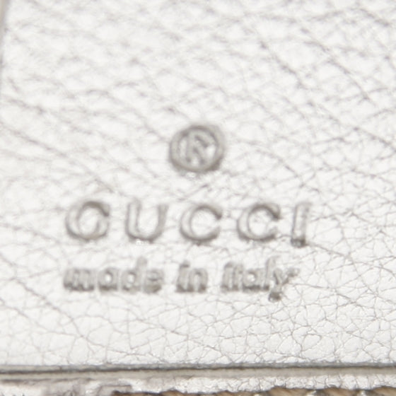 Guccissima French Wallet Silver