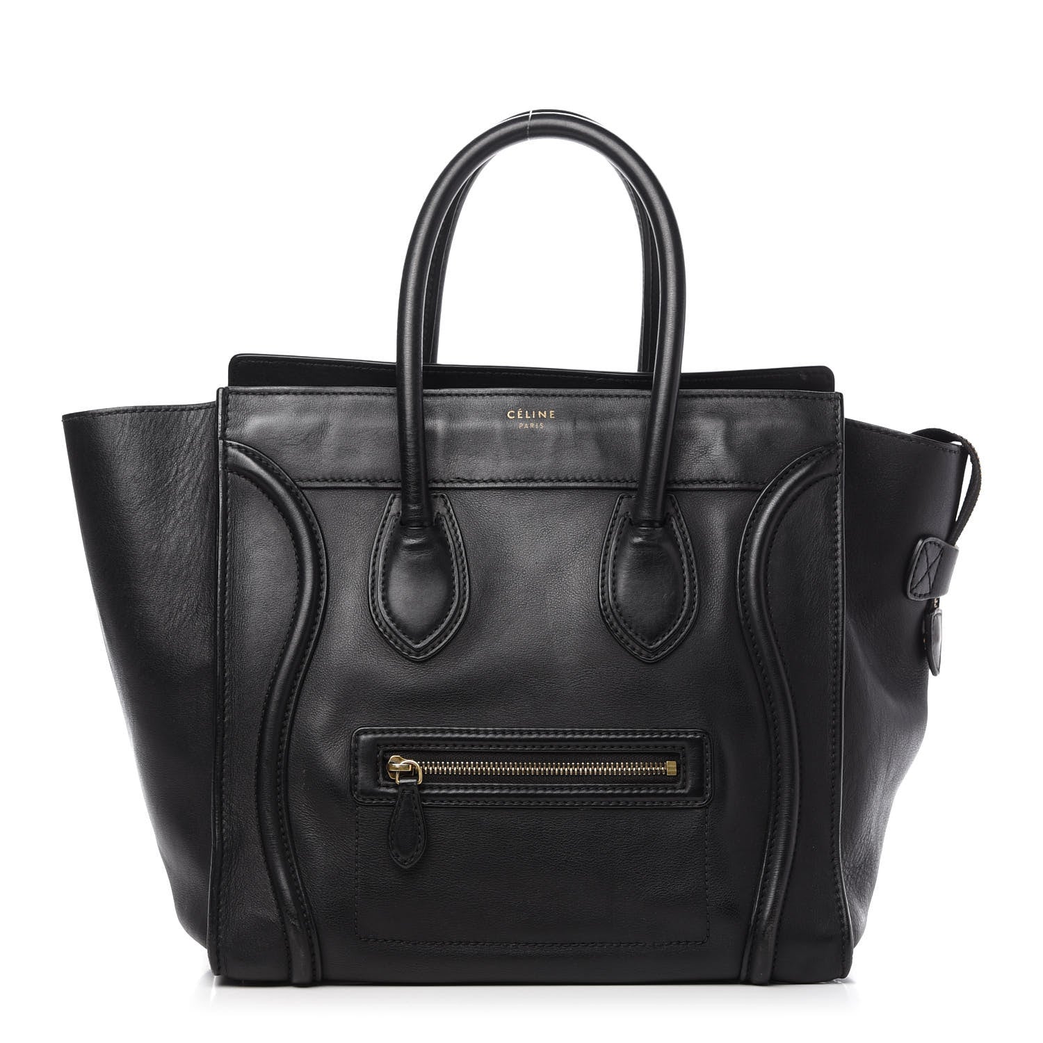 Celine Smooth Calfskin Mini Luggage Black 1 of 9