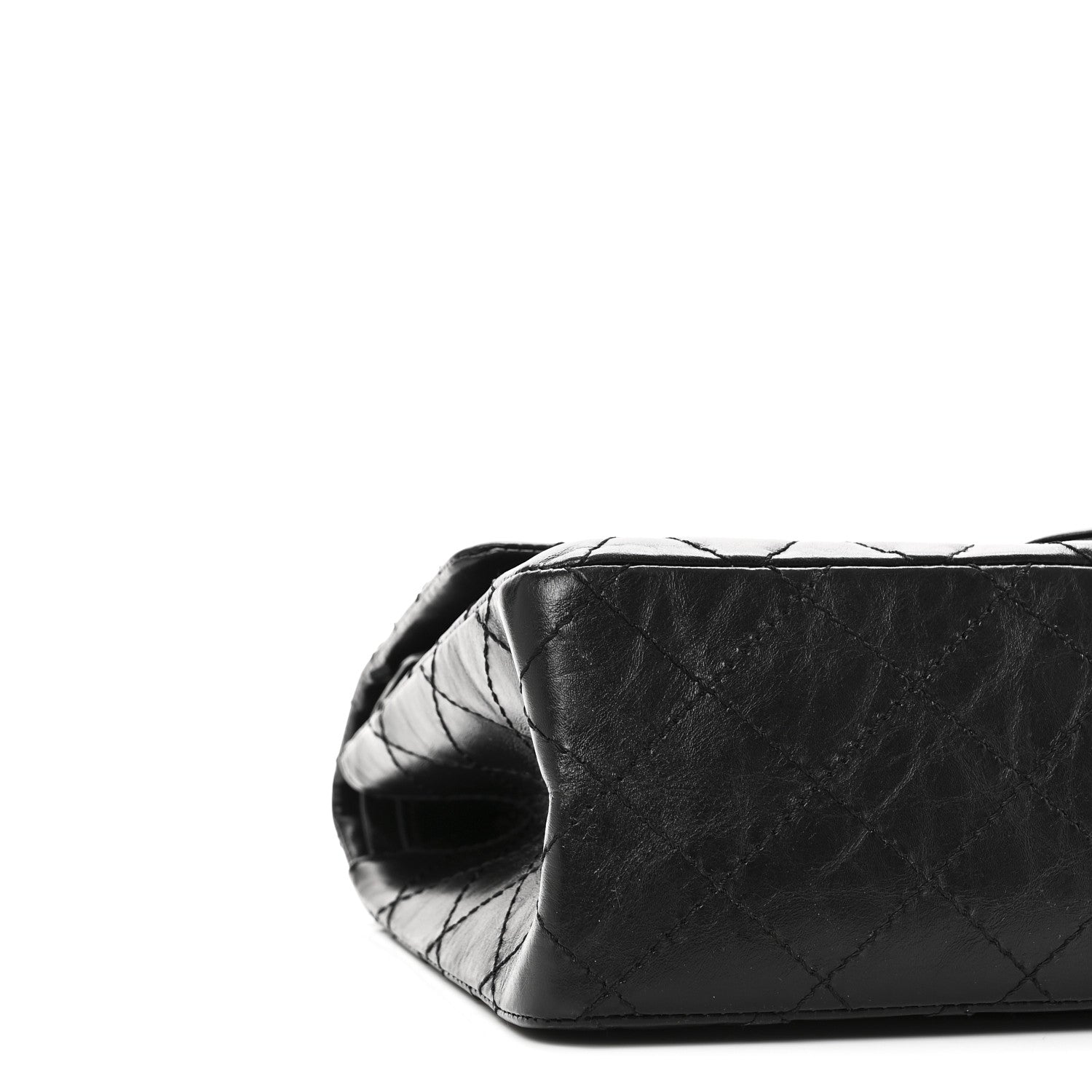 Chanel Aged Calfskin Quilted 2.55 Reissue 226 Flap So Black 9 of 10