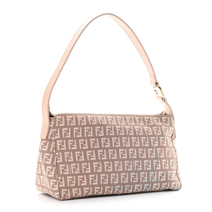 Fendi Zucchino Vitello Small Shoulder Bag Cipria Teint Cipria 3 of 11