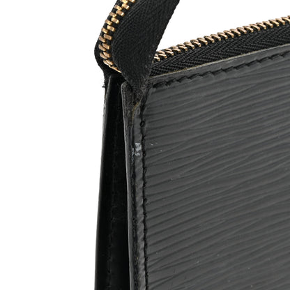 Louis Vuitton Epi Pochette Accessories 21 Black 12 of 16