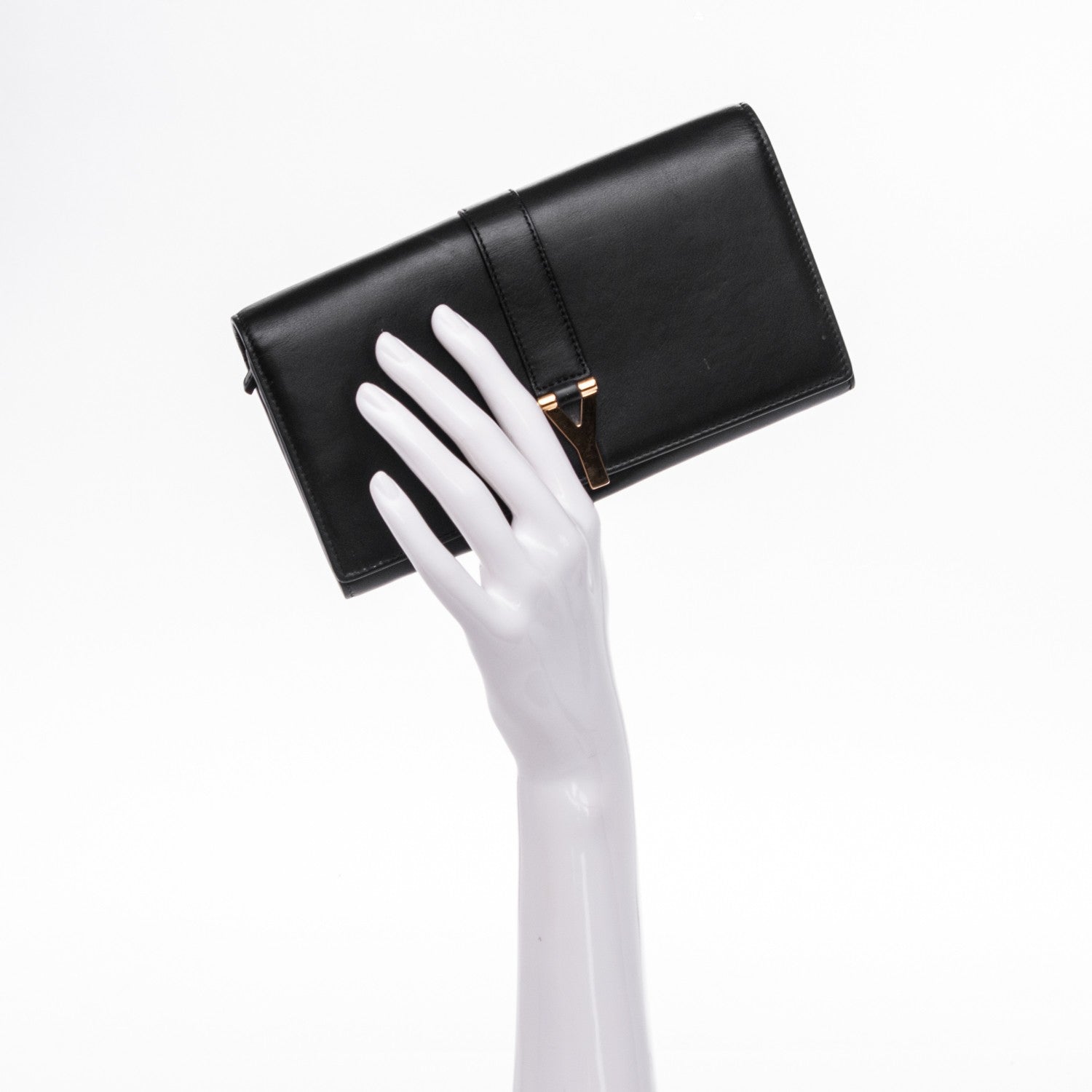 Saint Laurent Calfskin Classic Y Ligne Wallet Black 2 of 9