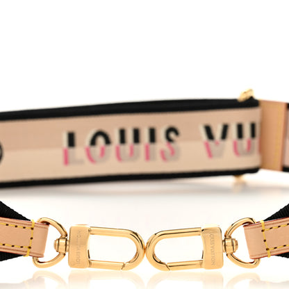 Louis Vuitton Jacquard Speedy Bandouliere 20 Shoulder Strap Black 3 of 4